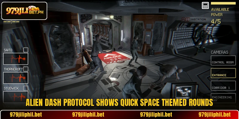 Alien Dash Protocol shows quick space themed rounds