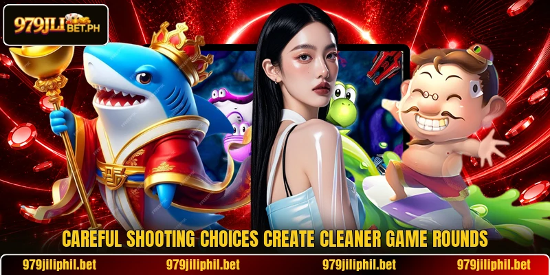 Careful shooting choices create cleaner game rounds