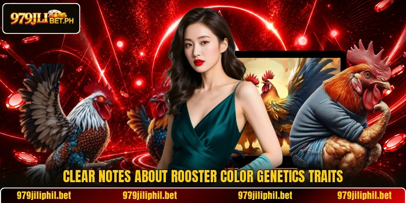 Clear notes about rooster color genetics traits