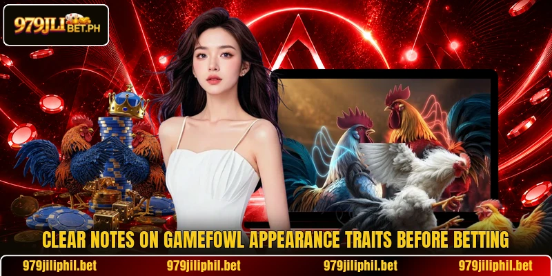 Clear notes on gamefowl appearance traits before betting