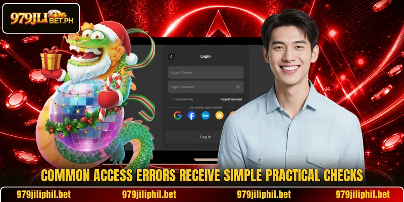 Common access errors receive simple practical checks Common access errors receive simple practical checks