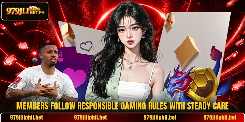Members follow responsible gaming rules with steady care