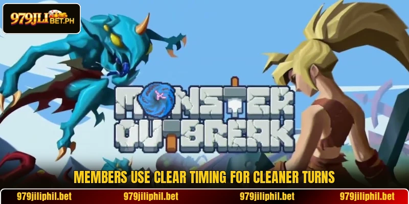 Members use clear timing for cleaner turns