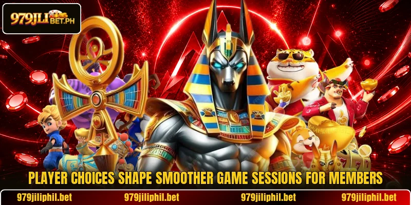 Player choices shape smoother game sessions for members Player choices shape smoother game sessions for members