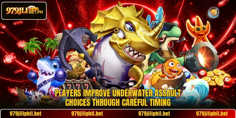Players improve underwater assault choices through careful timing