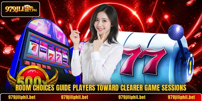 Room choices guide players toward clearer game sessions