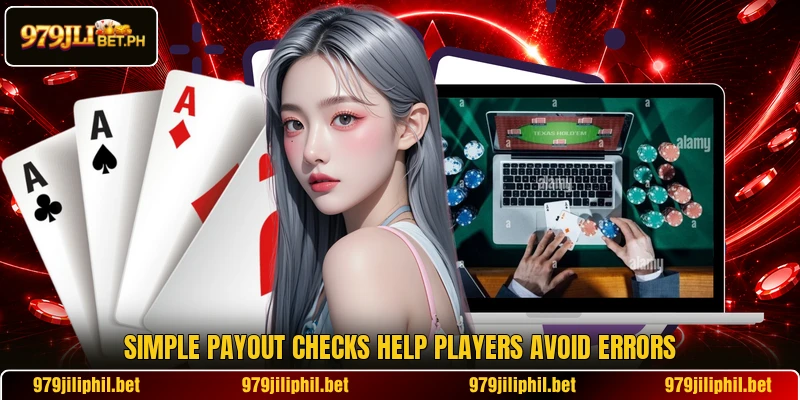 Simple payout checks help players avoid errors