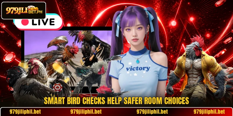 Smart bird checks help safer room choices Smart bird checks help safer room choices