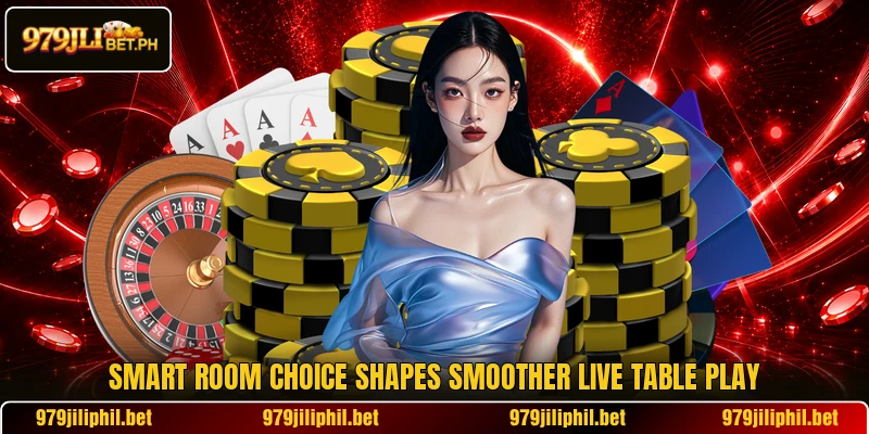 Smart room choice shapes smoother live table play